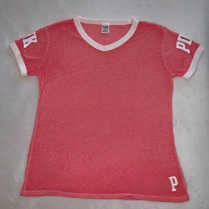PINK Campus V-Neck Super Soft T-Shirt